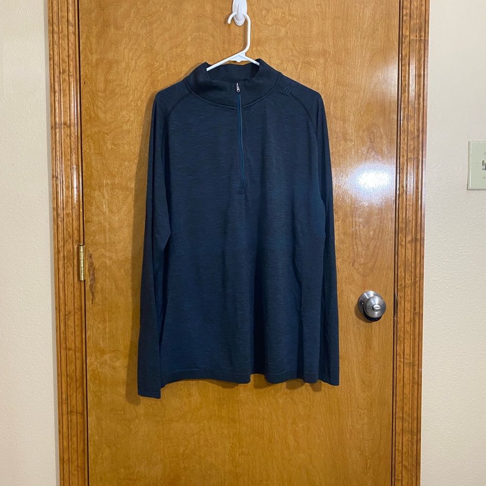 Lululemon Mens Metal Vent Tech 1/2 Zip Long Sleeve Shirt Size 2XL